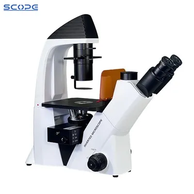 세포 배양을 위한 100X-400X 역형 형광 현미경